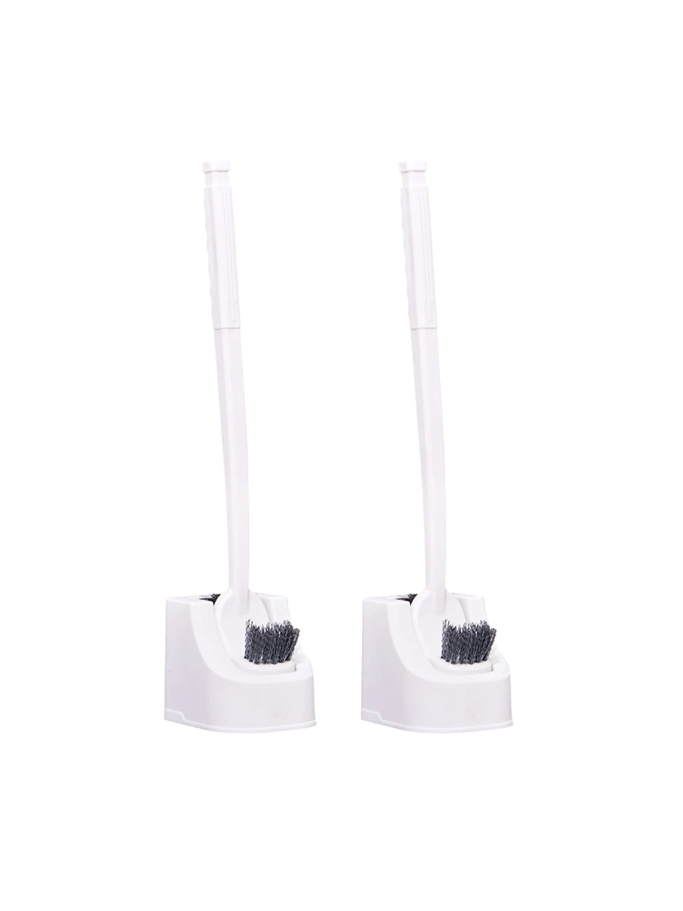1/2pcs Household Toilet Brush With No Dead Corners No Punching In The Bathroom Wall Mounted Cleaning Brush Set With Base Durable