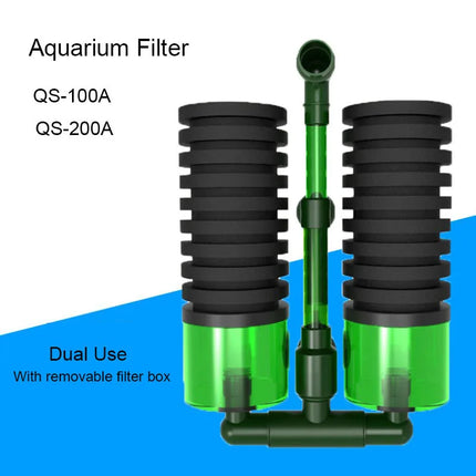 Éponge filtrante double usage pour aquarium, coton bio - E-menage
