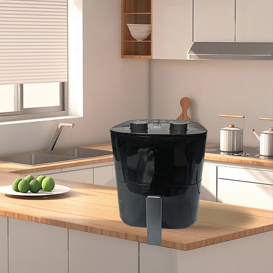 8L Stainless Steel Air Fryer Without Oil Digital Mechanical Control Oil Free Cooker Air Fryer