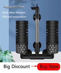 Éponge filtrante double usage pour aquarium, coton bio - E-menage