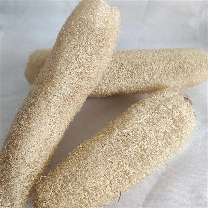 1/2pcs Natural Loofah Multi-purpose Cleaning Tool for Kitchen Bathroom Scrubber For Daily Cleansing Wash Body Scrubber Spa