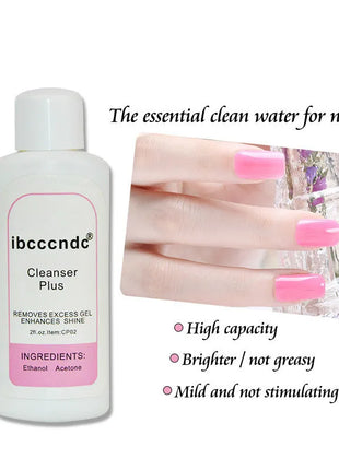 1 Nettoyant liquide 60 ml pour enlever les résidus de vernis gel et vernis à ongles - E-menage