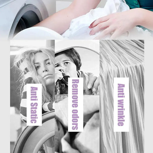 Lavender Laundry Fabric Softener Dryer Sheet Calm Scent Electrostatic Prevention Odor Defense 40 Count Fragrant Clothing Slices