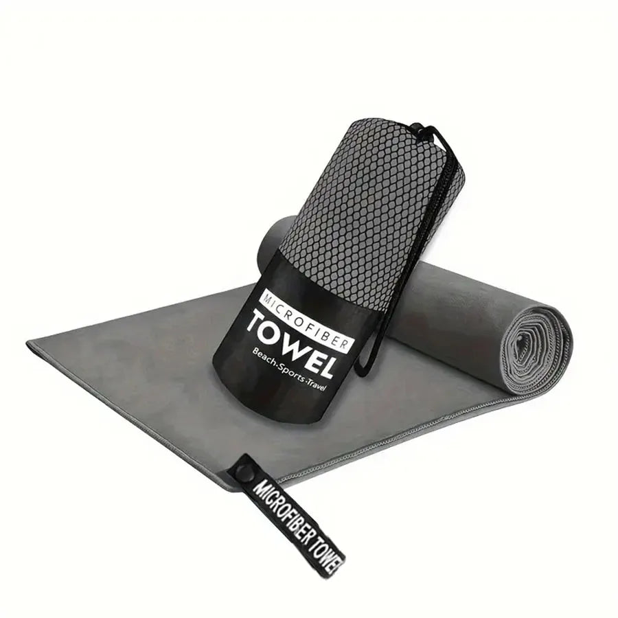 1-pc Microfiber Travel Towel, Quick Dry Towel Super Absorbent Compact Lightweight l for Beach, Gym, Pool, Bath, Yoga, Camping