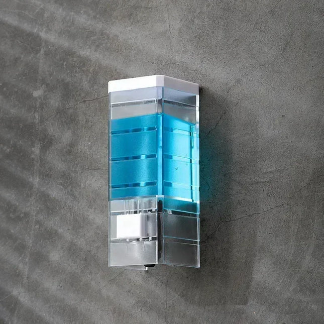 Distributeur de savon manuel sans perforation - E-menage