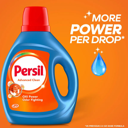 Advanced Clean Liquid Laundry Detergent 150 fl oz 75 Loads, with Oxi & Odor Removal, Original Scent for All Machines