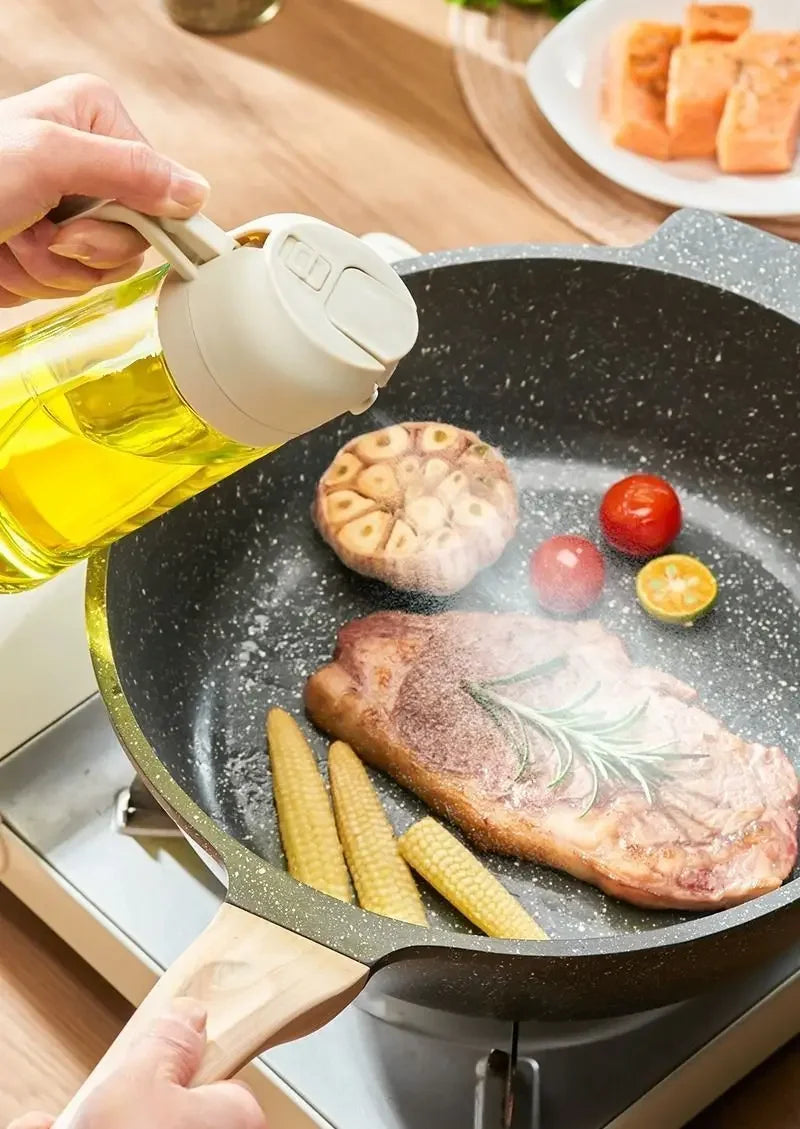 Oil Dispenser Seasoning Accessories Oil Cruet Bottle Oil Spray Kitchen Utensils for Kitchen Barbecue Oils Sprayer Container