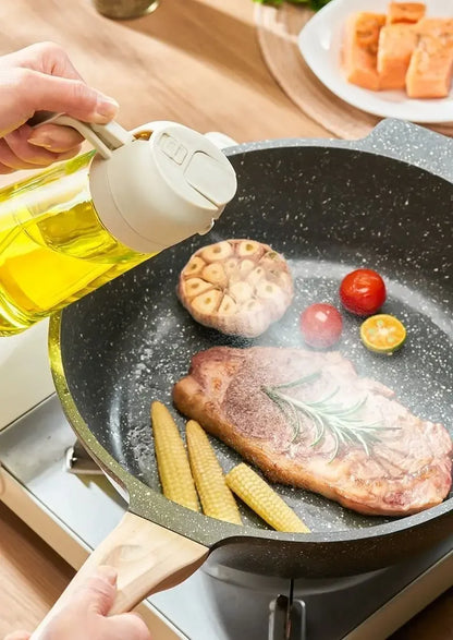 Oil Dispenser Seasoning Accessories Oil Cruet Bottle Oil Spray Kitchen Utensils for Kitchen Barbecue Oils Sprayer Container