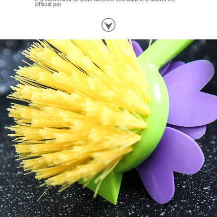 Brosse de nettoyage en forme de vase, pour évier, poêle,
