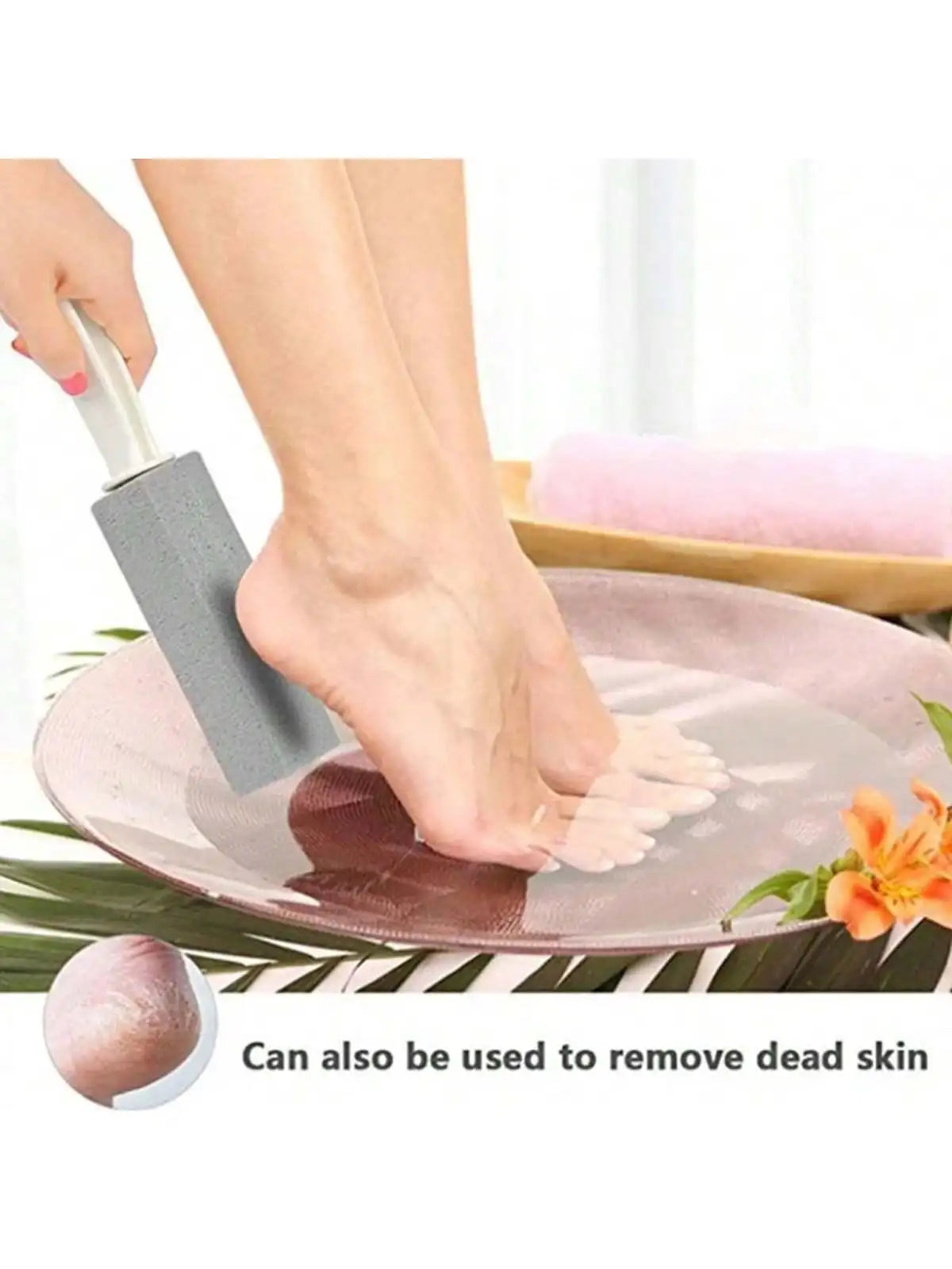 1/2/4Pcs Pumice Stone Toilet Brush Bathroom Cleaning Multifunction Wand Tile Sink Bathtub Limescale Stain Remove Washing Tools