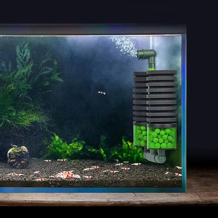 Éponge filtrante double usage pour aquarium, coton bio - E-menage