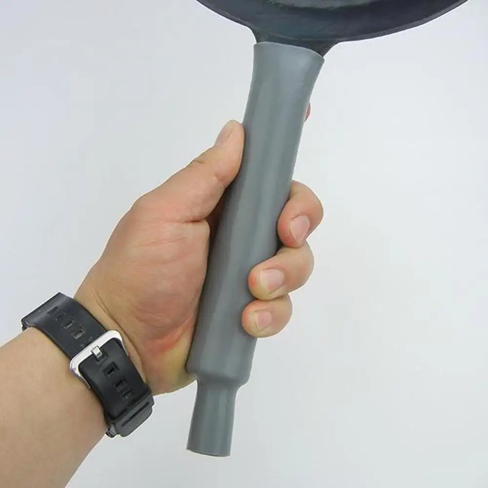 Heat Insulation Sleeve For Fryer Handle Handmade Iron Pot Anti Scalding Rubber Sleeve Household Steel Pot Handle D7F5