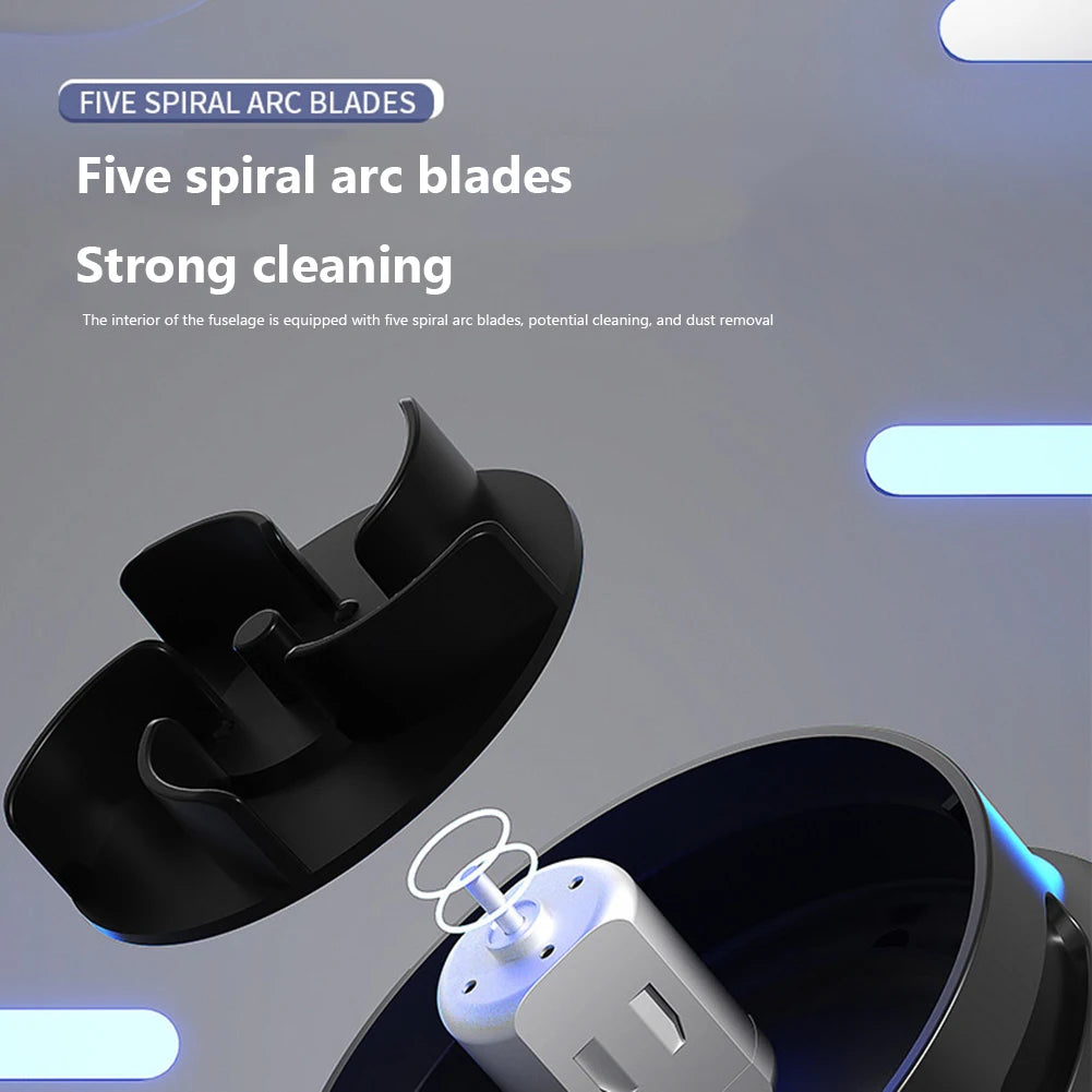 Handheld Mini Vacuum Cleaner Desk Table Dust Vacuum USB Charging Desktop Cleaner With Clean Brush For Home Office Table Sweeper