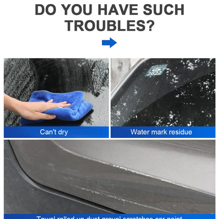 SEAMETAL Car Flexible Soft Silicone Water Wiper Car Window Cleaning Glass Scraper Handy Squeegee Auto Blade Clean Scraping Tools