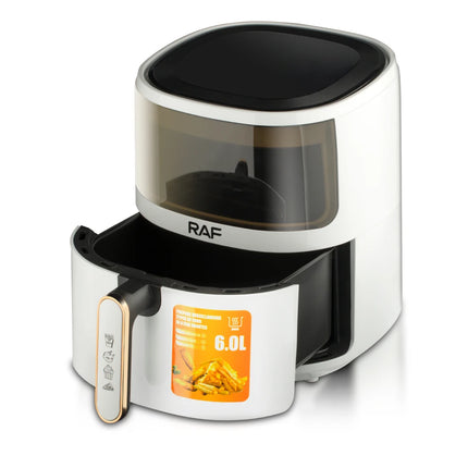 Multifunctional 6L Air Fryer Oven Fryer Oil Free Electric Deep Digital Air Fryers With Visible Window