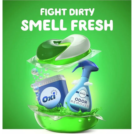 Moonlight Breeze Laundry Pacs, 42 Count. Powerful Cleaning, Fresh Scent for Family. Easy Use Detergent Pods for Washer