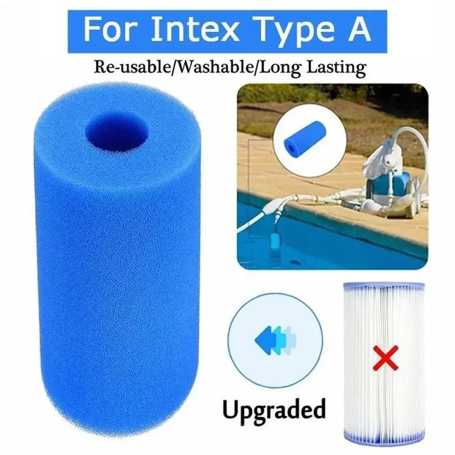 Cartouche éponge Evolver réutilisable et lavable pour piscine