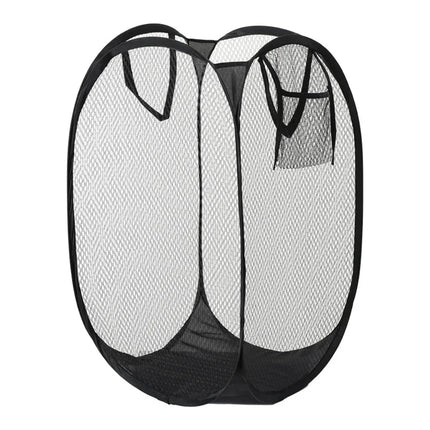 Panier à linge sale grande capacité, en maille, ventilé, pliable, portable - E-menage