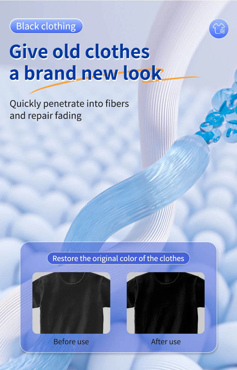 10pcs laundry black color enhancement sheet-non-woven fabric used for fading black clothes, supplementing color, improving color