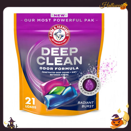 Lessive en Dosettes 44 Lavages – Nettoyage en Profondeur & Désodorisation Puissante | Parfum Éclatant, Formule Concentrée, Fraîcheur Durable