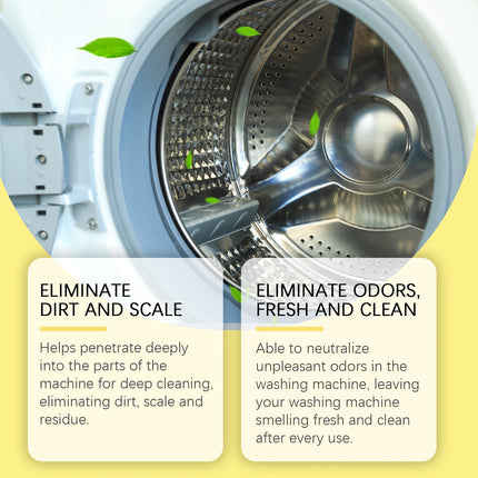 Nettoyant pour Machine à Laver JAKEHOE – Nettoyage en Profondeur Anti-Odeurs et Anti-Bactérien | Élimine la Saleté et le Calcaire | Formule Écologique, Fraîcheur Durable – 100 ml