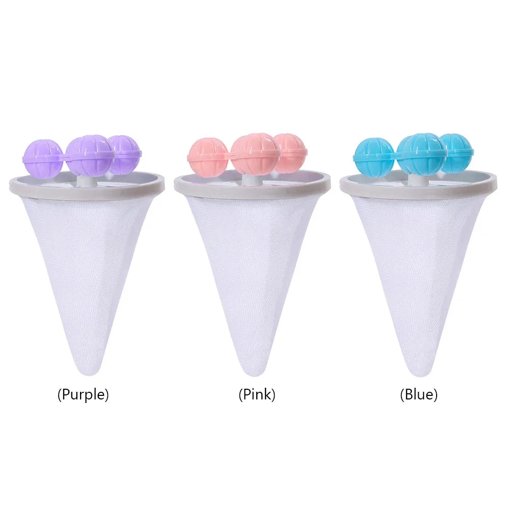 1-10PCS Washing Machine Filter Net Floating Lint Filter Mesh Bag Reusable Pet Hair Catcher Remover Laundry Cleaning Tool