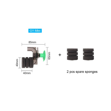 Filtre éponge double tête pour aquarium - E-menage