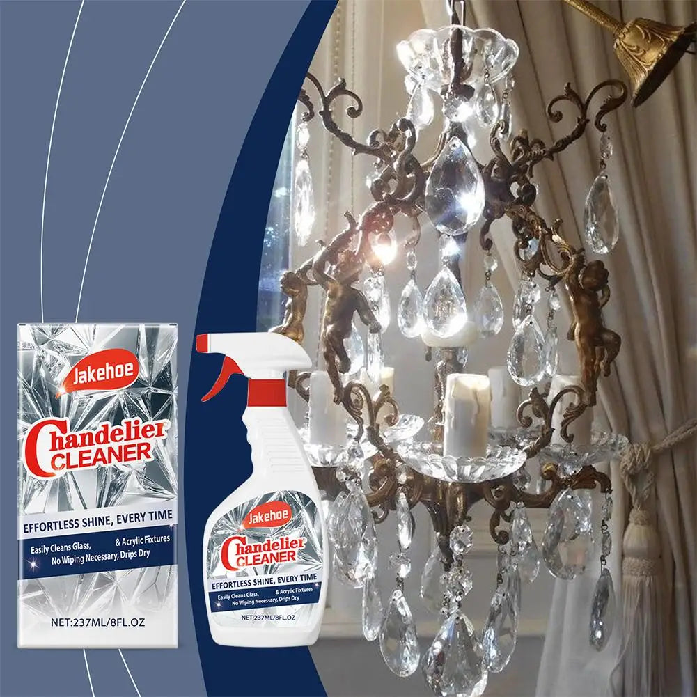 1/2PCS No Rinse Crystal Chandelier Cleaner Streak Free For Glass Metal Lamp Cleaning And Care Plastic Surfaces Eco Friendly Tool