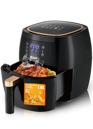 7L Multifunctional 1600W Air Fryer Without Oil Deep Oil Free 360 Degree Hot Air Circulation Cooker Fryer Air Fryers