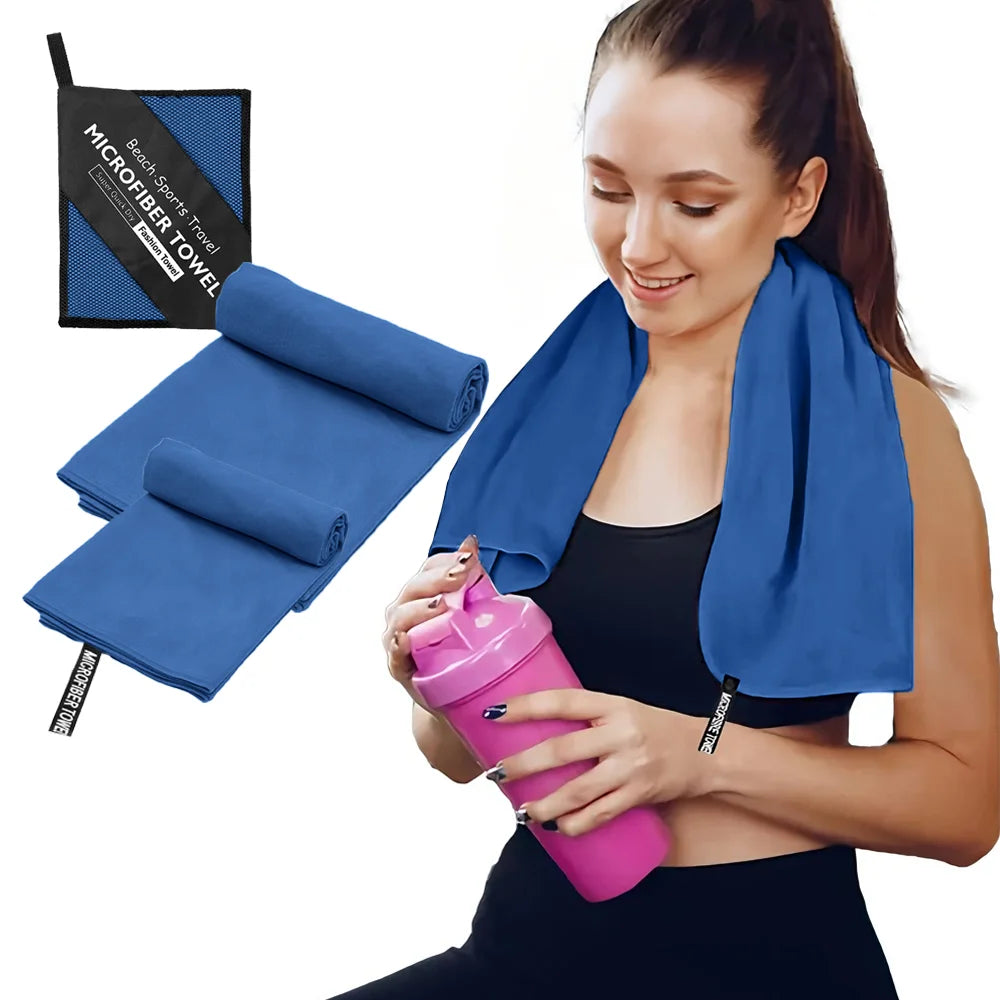 1 Piece Outdoor Sports and Fitness Quick Dry Towel / Sweat Absorbent Quick Dry Towel / Outdoor Hiking Towel /Microfibre Towel