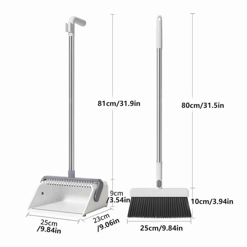 Versatile 3-in-1 Folding Broom Set – Effortless Home Cleaning