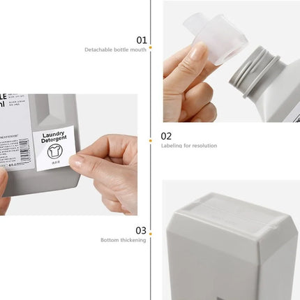 Bouteille de lessive grande capacité pour salle de bain