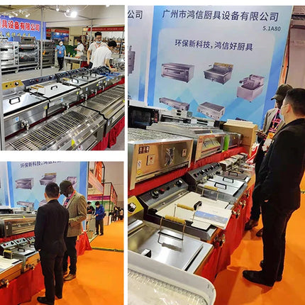 Friteuse à gaz de haute qualité en promotion avec machine à frire