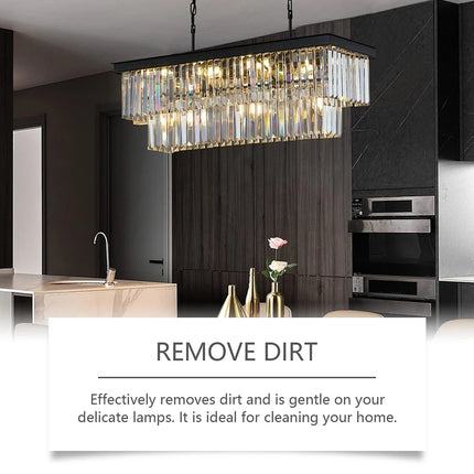 Nettoyant Lustres en Cristal Spray MAKEUPEATING – Dépoussiérant Sans Rinçage, Nettoyant Puissant pour Lustres, Surfaces Délicates