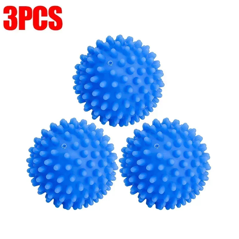Laundry Balls Anti-Winding Magic Laundry Balls Drying Cleaning Ball Reusable Household Washing Machine Clothes Softener 6/1Pcs - E-menage