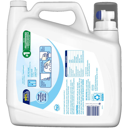 Liquid Laundry Detergent, 141 oz, 94 Loads,Tough on stains,Gentle on skin.
