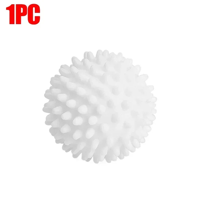 Laundry Balls Anti-Winding Magic Laundry Balls Drying Cleaning Ball Reusable Household Washing Machine Clothes Softener 6/1Pcs - E-menage