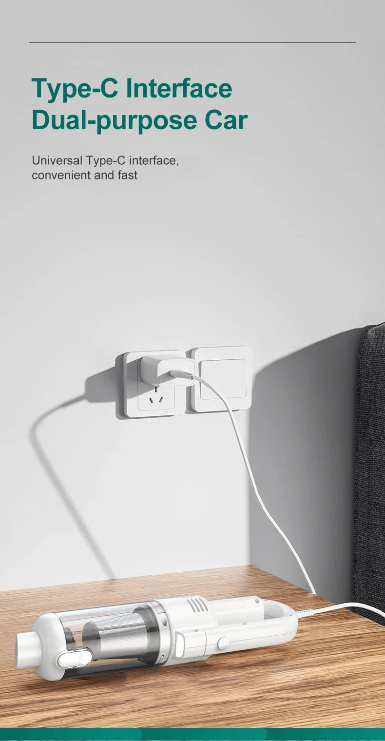 15000pa Multifunctional Wireless Vacuum Cleaner for Car Floor Household Handheld Vacuum Cleaner Powerful Suction HEPA Filter