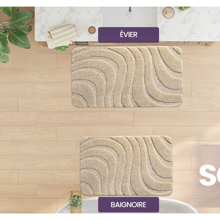 DEXI  - Tapis de salle de bain antidérapant