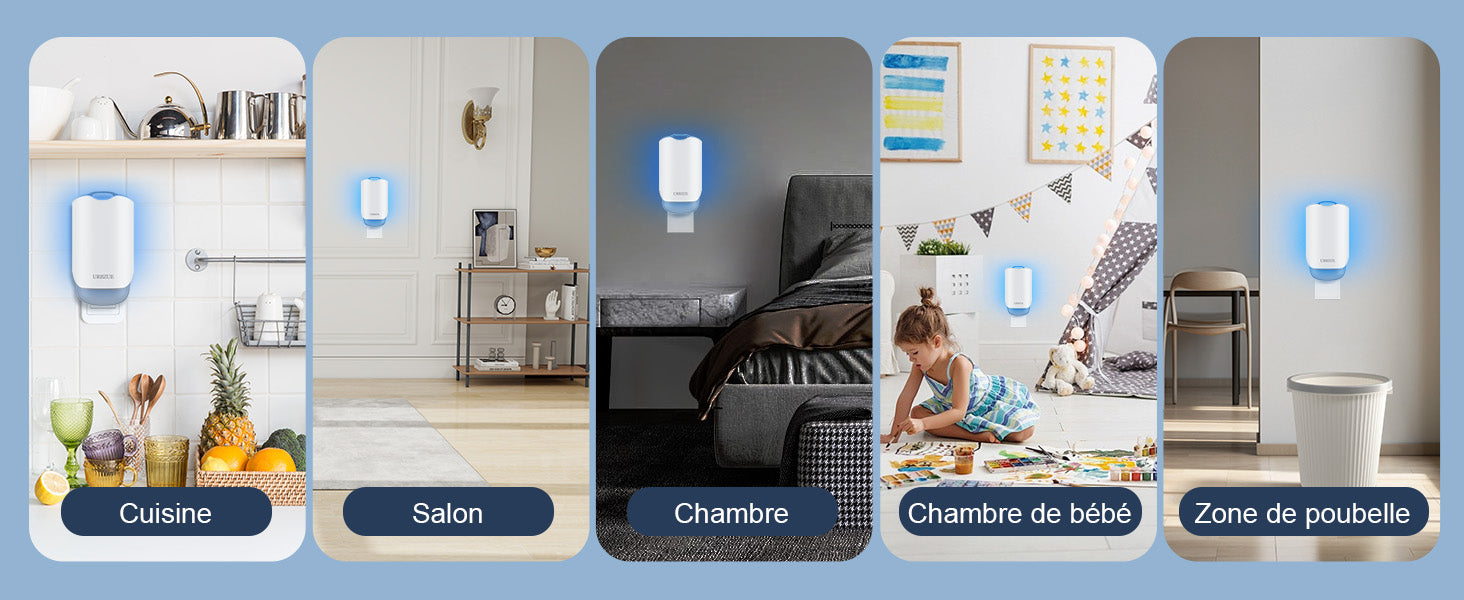 URBZUE - Piège à mouches à prise murale - E-menage