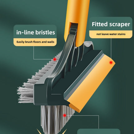 Brosse de nettoyage 3 en 1 pour salle de bain