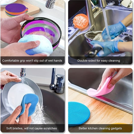 Lot de 5 éponges en silicone
