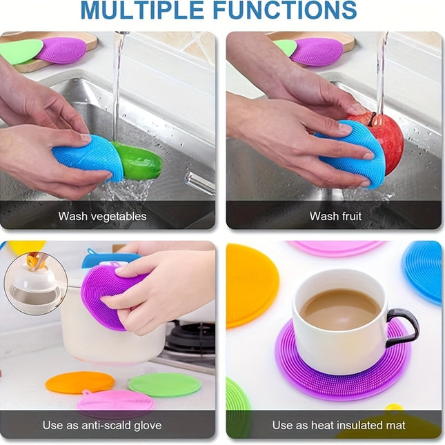 Lot de 5 éponges en silicone