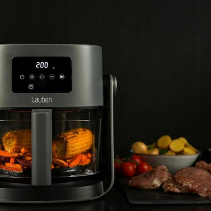 Lauben Glass&Grill 5500BG - Friteuse à air chaud 3 en 1