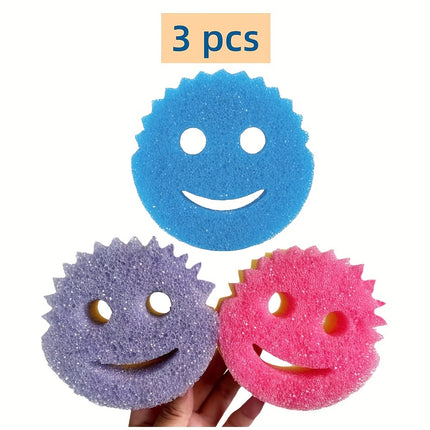 Lot de 3 éponges de cuisine double face