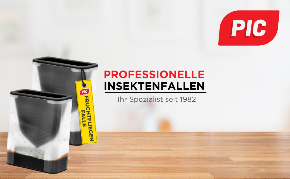 PIC - Lot de 2 Pièges à mouches à fruits - E-menage