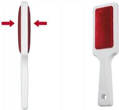 wenko- brosse de vêtement, brosse textile, double face - E-menage